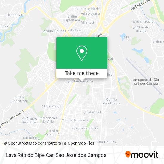 Mapa Lava Rápido Bipe Car