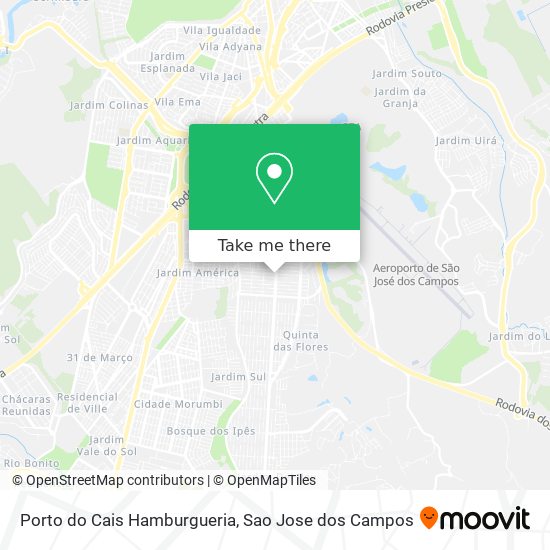 Porto do Cais Hamburgueria map