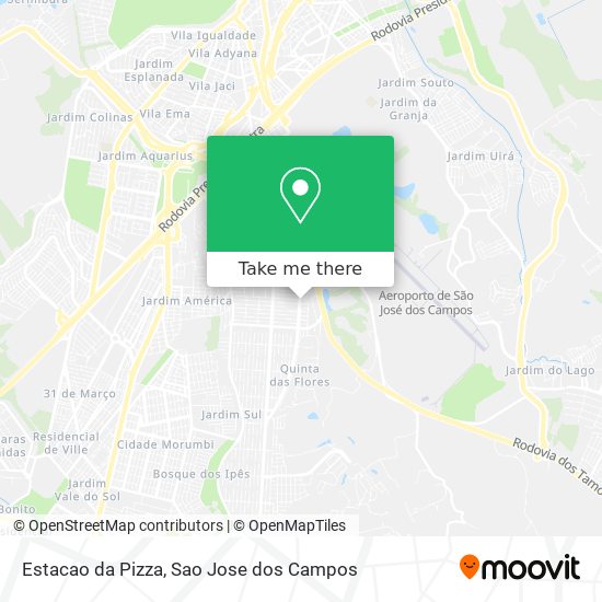 Estacao da Pizza map