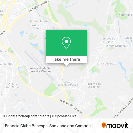 Esporte Clube Banespa map