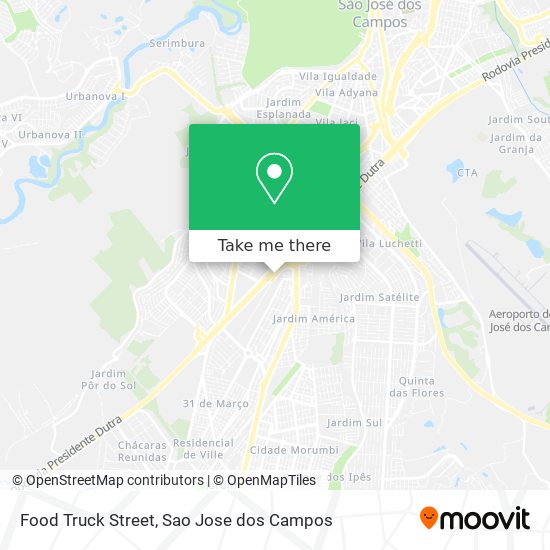 Food Truck Street map