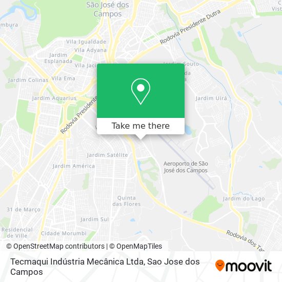 Tecmaqui Indústria Mecânica Ltda map