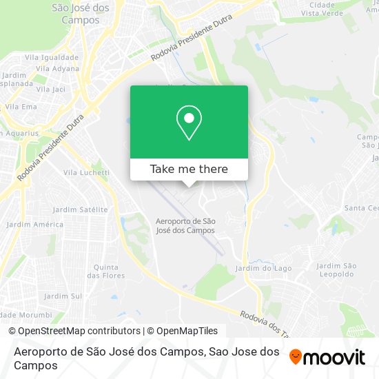 Aeroporto de São José dos Campos map