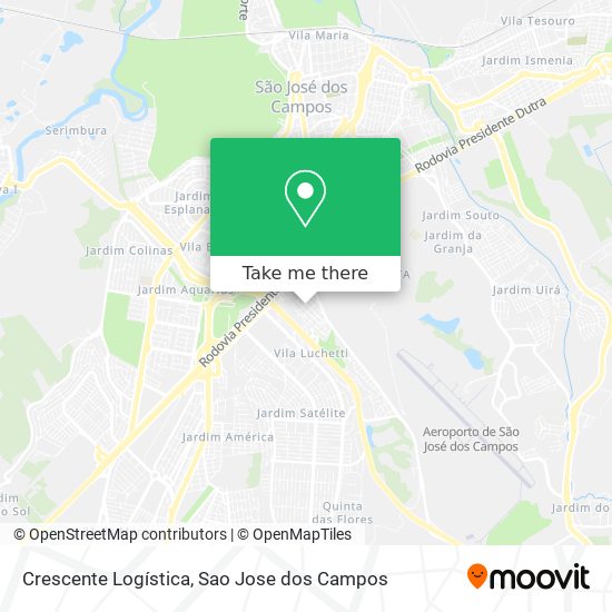 Crescente Logística map