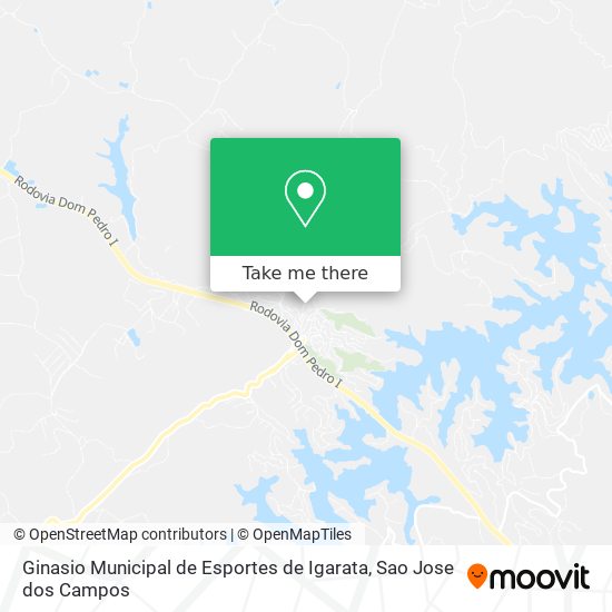 Ginasio Municipal de Esportes de Igarata map
