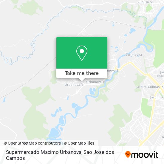 Mapa Supermercado Maximo Urbanova