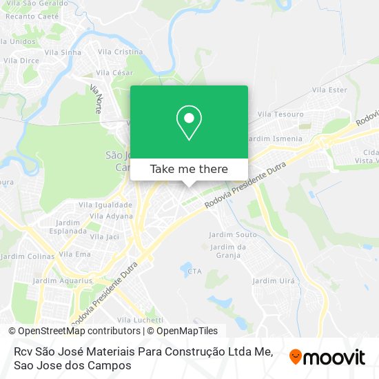 Rcv São José Materiais Para Construção Ltda Me map