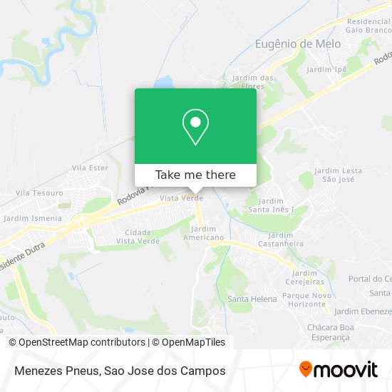 Menezes Pneus map