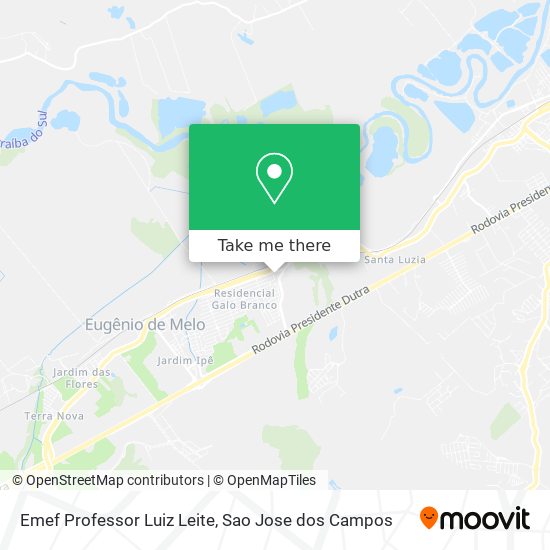 Emef Professor Luiz Leite map
