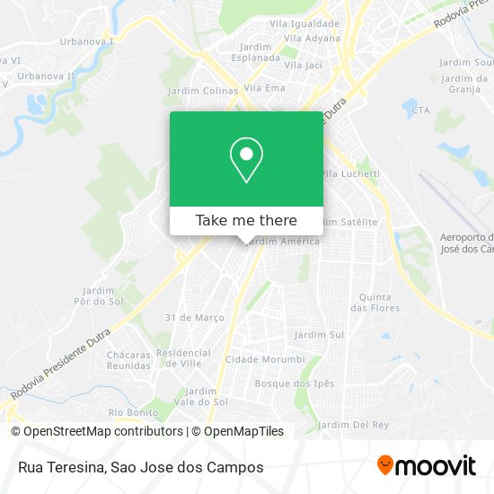 Rua Teresina map