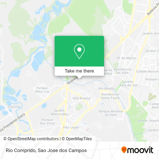 Rio Comprido map