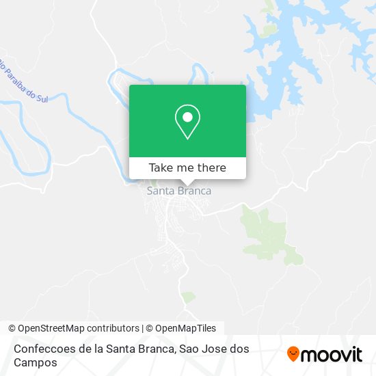 Confeccoes de la Santa Branca map