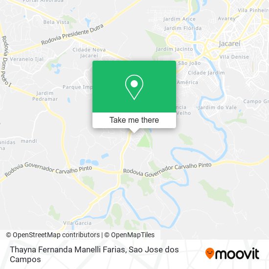 Thayna Fernanda Manelli Farias map