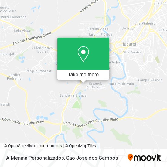 A Menina Personalizados map