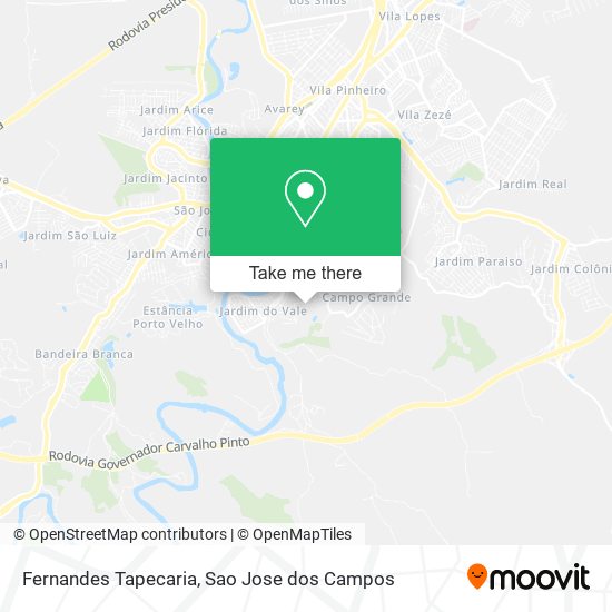 Fernandes Tapecaria map