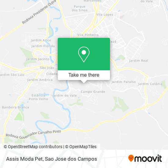 Assis Moda Pet map