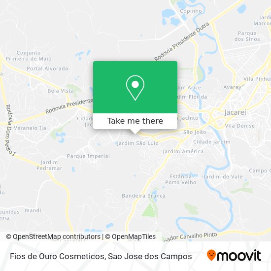 Fios de Ouro Cosmeticos map