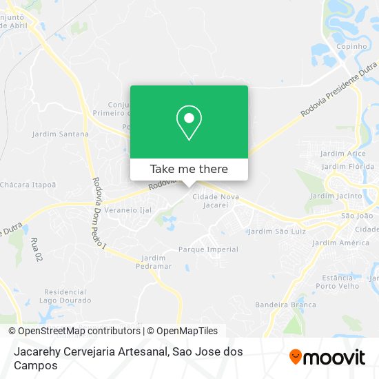 Jacarehy Cervejaria Artesanal map
