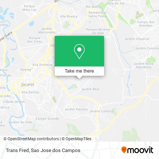 Trans Fred map