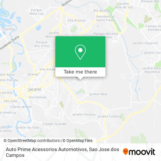 Auto Prime Acessorios Automotivos map