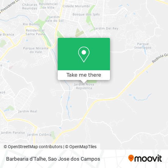 Barbearia d'Talhe map