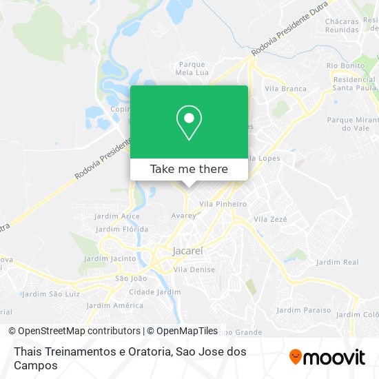 Thais Treinamentos e Oratoria map