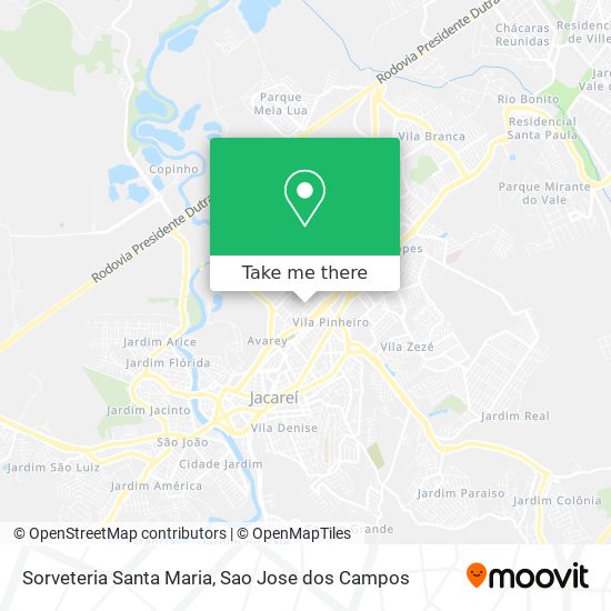 Sorveteria Santa Maria map