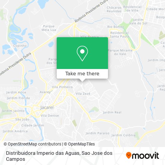 Distribuidora Imperio das Aguas map