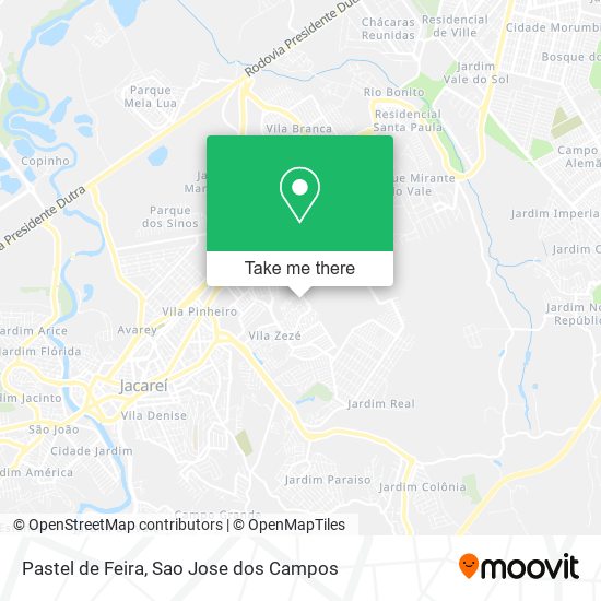 Pastel de Feira map