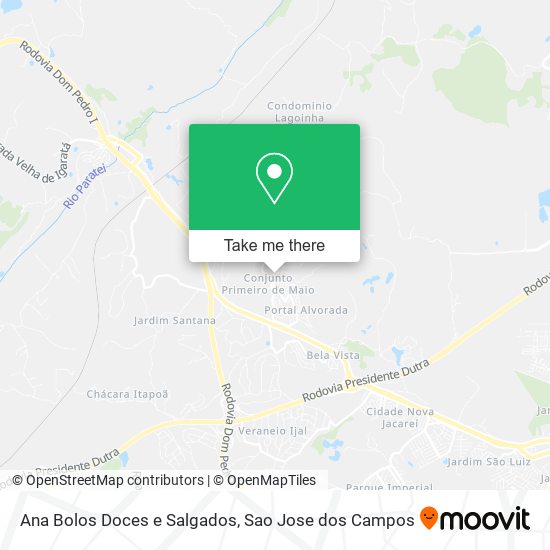 Ana Bolos Doces e Salgados map