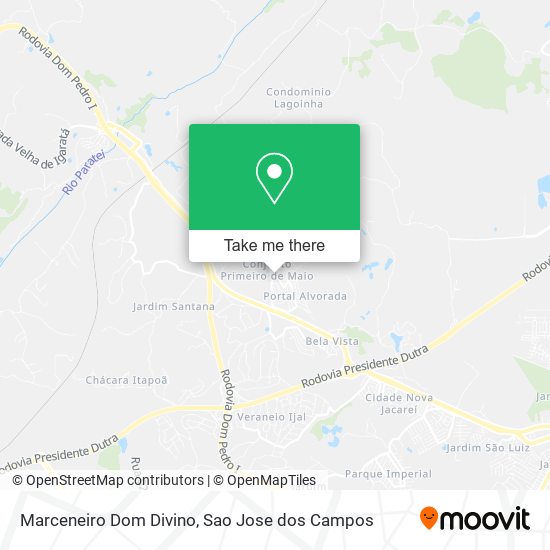 Marceneiro Dom Divino map