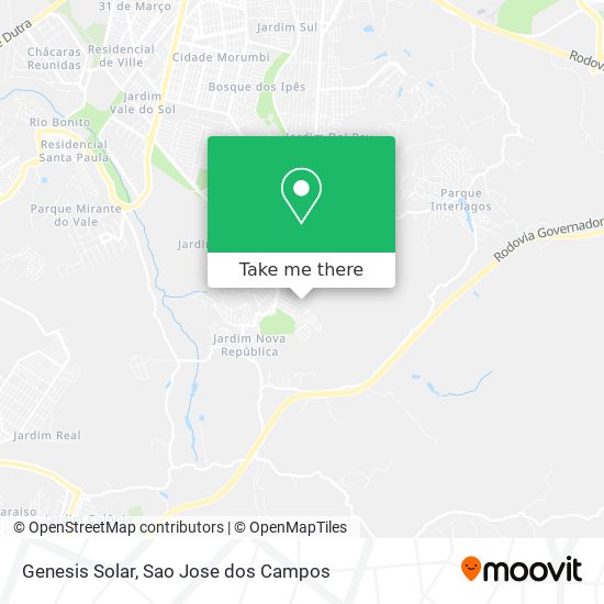 Genesis Solar map