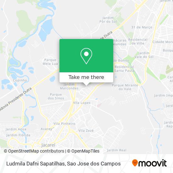Ludmila Dafni Sapatilhas map