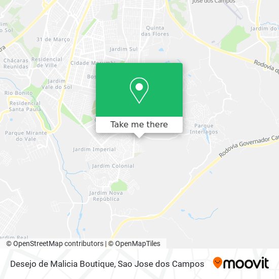 Desejo de Malicia Boutique map