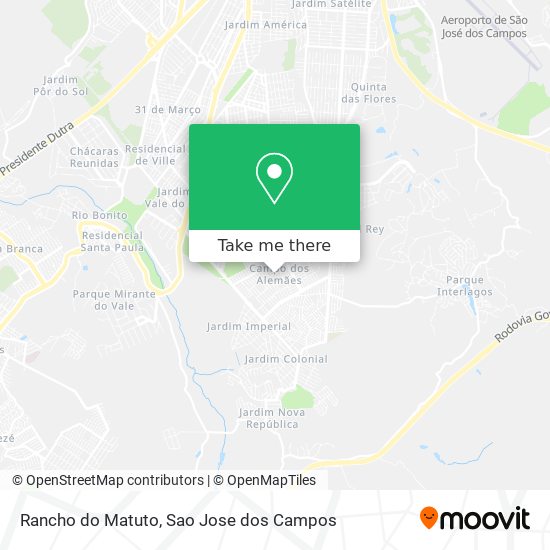 Mapa Rancho do Matuto