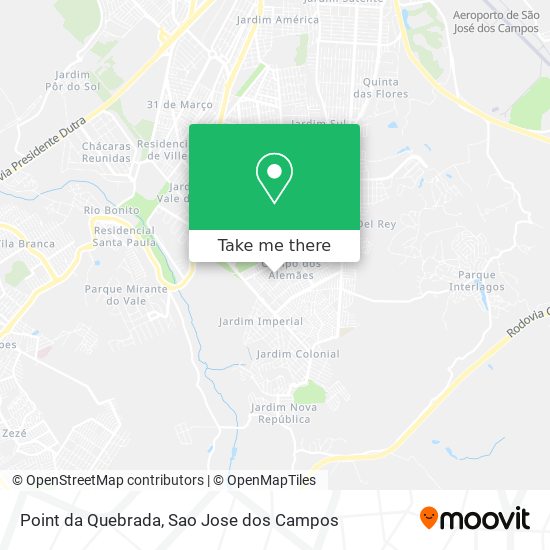 Point da Quebrada map