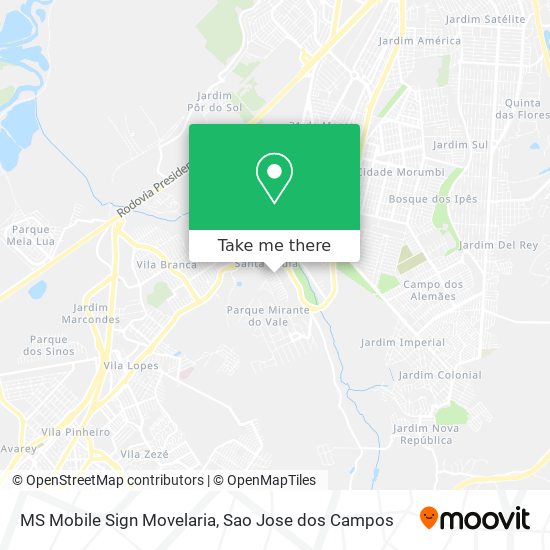 Mapa MS Mobile Sign Movelaria