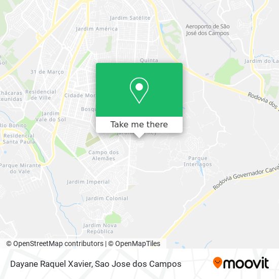 Dayane Raquel Xavier map