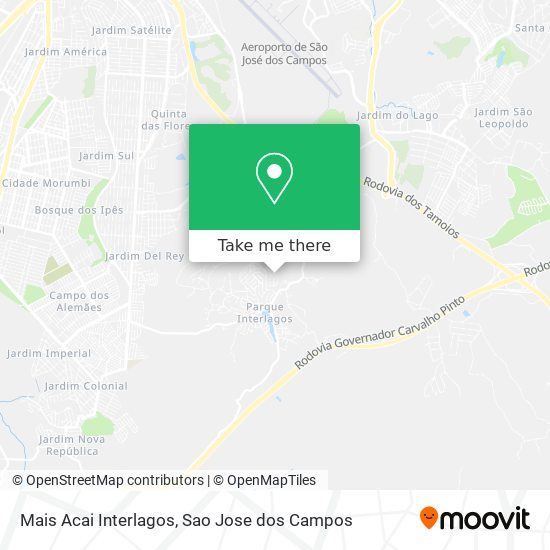 Mais Acai Interlagos map