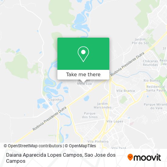 Daiana Aparecida Lopes Campos map