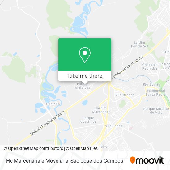 Hc Marcenaria e Movelaria map