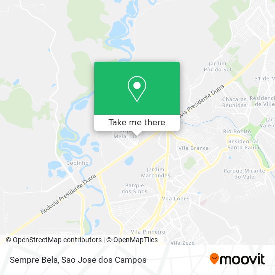 Sempre Bela map
