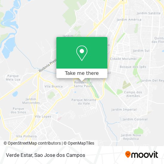 Verde Estar map
