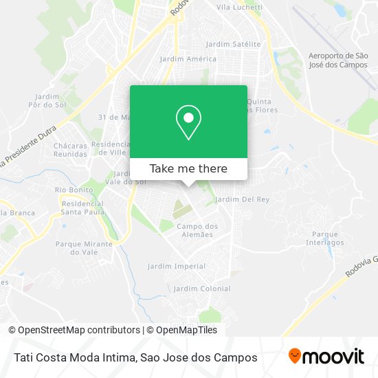 Tati Costa Moda Intima map