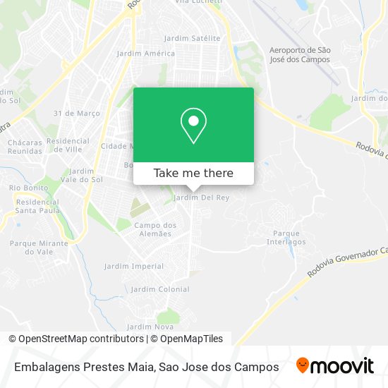 Embalagens Prestes Maia map