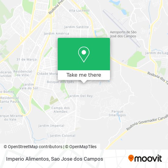 Imperio Alimentos map