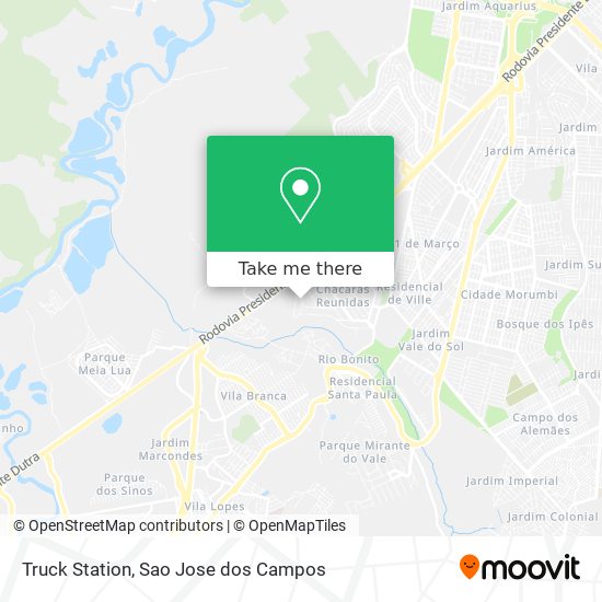 Truck Station map