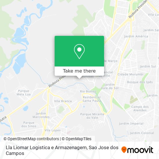 Lla Liomar Logistica e Armazenagem map