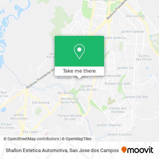 Shallon Estetica Automotiva map