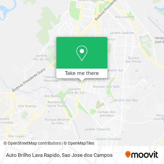 Auto Brilho Lava Rapido map